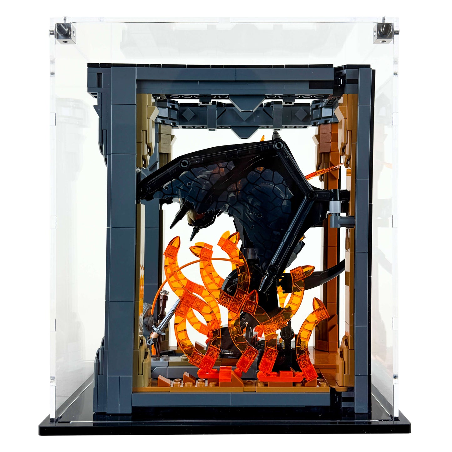 Display Case for LEGO 10367 Icons The Lord of the Rings Balrog Book Nook