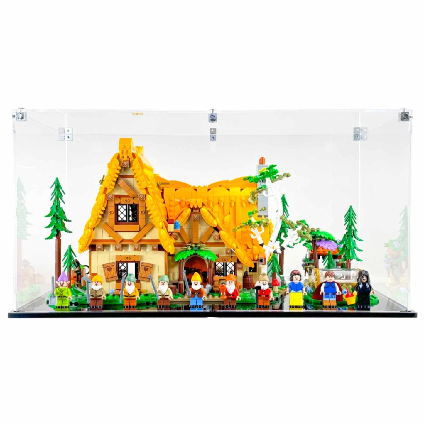 43242 display case lego disney snow white and the seven dwarfs cottage