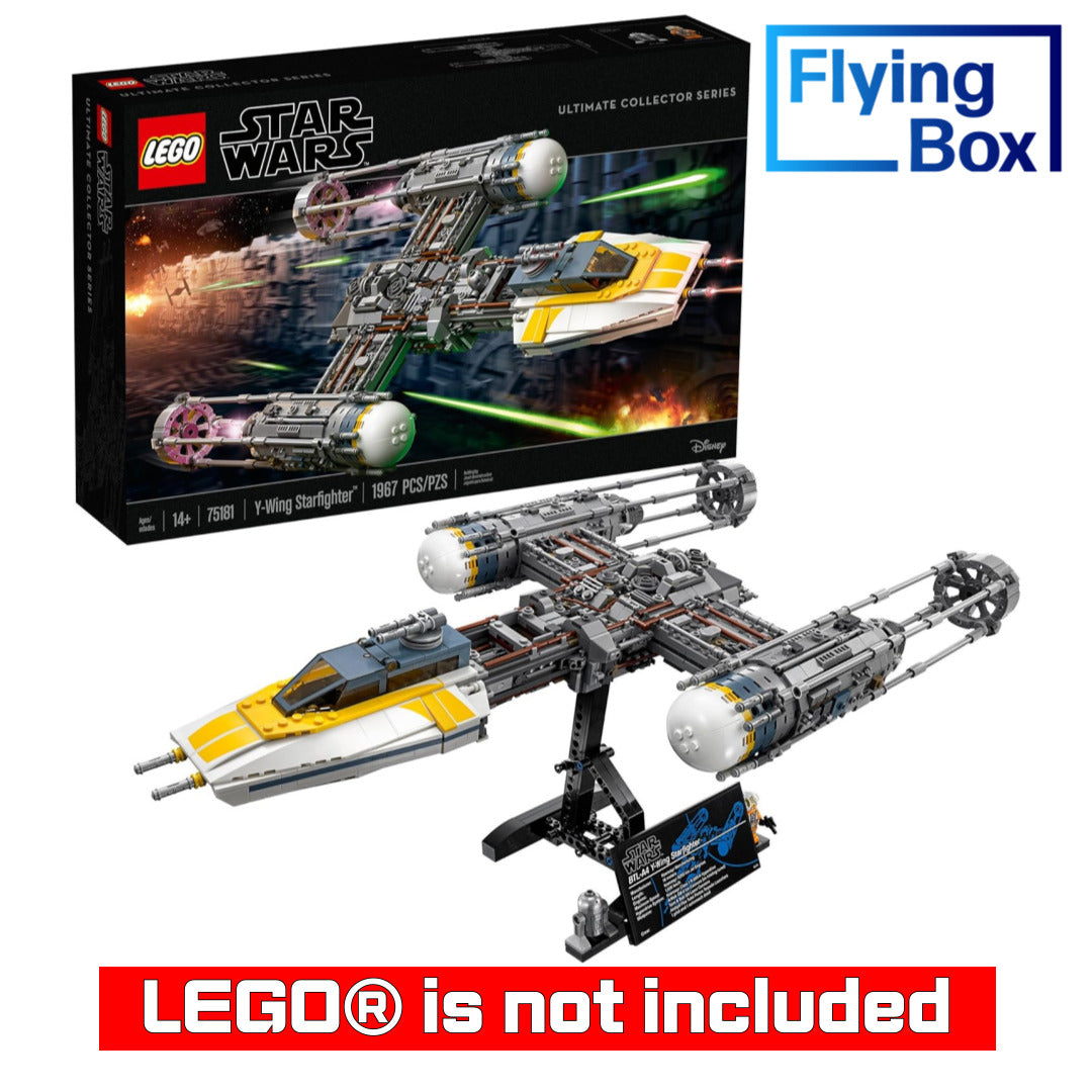 Display Case for LEGO® 75181 Star Wars™ Y-Wing Starfighter