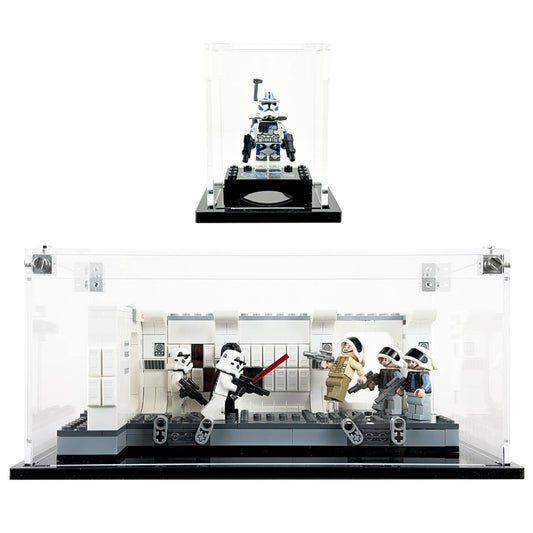 75387 display case lego star wars boarding the tantive iv and trooper fives