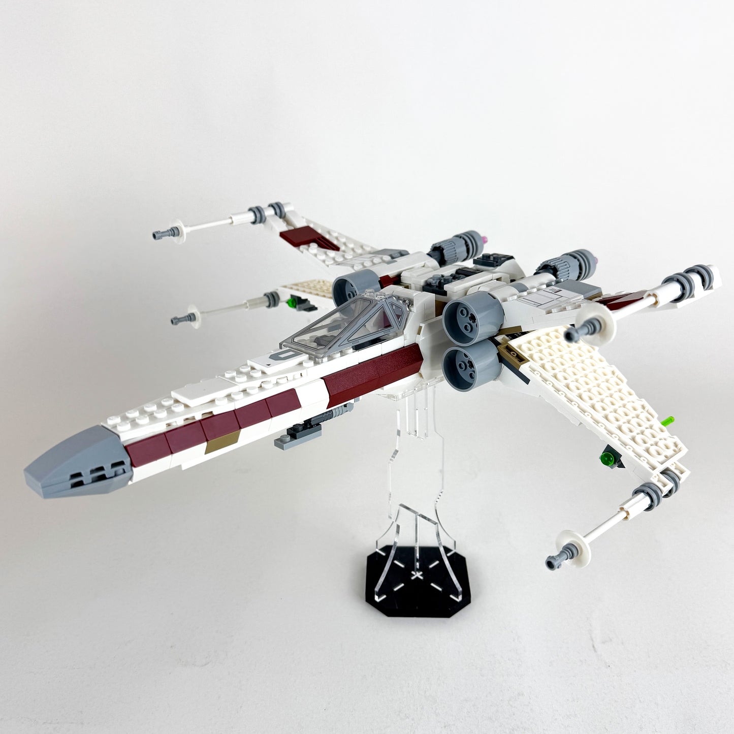 Display Stand for LEGO 75383 Star Wars TIE Fighter X-Wing Mash-up