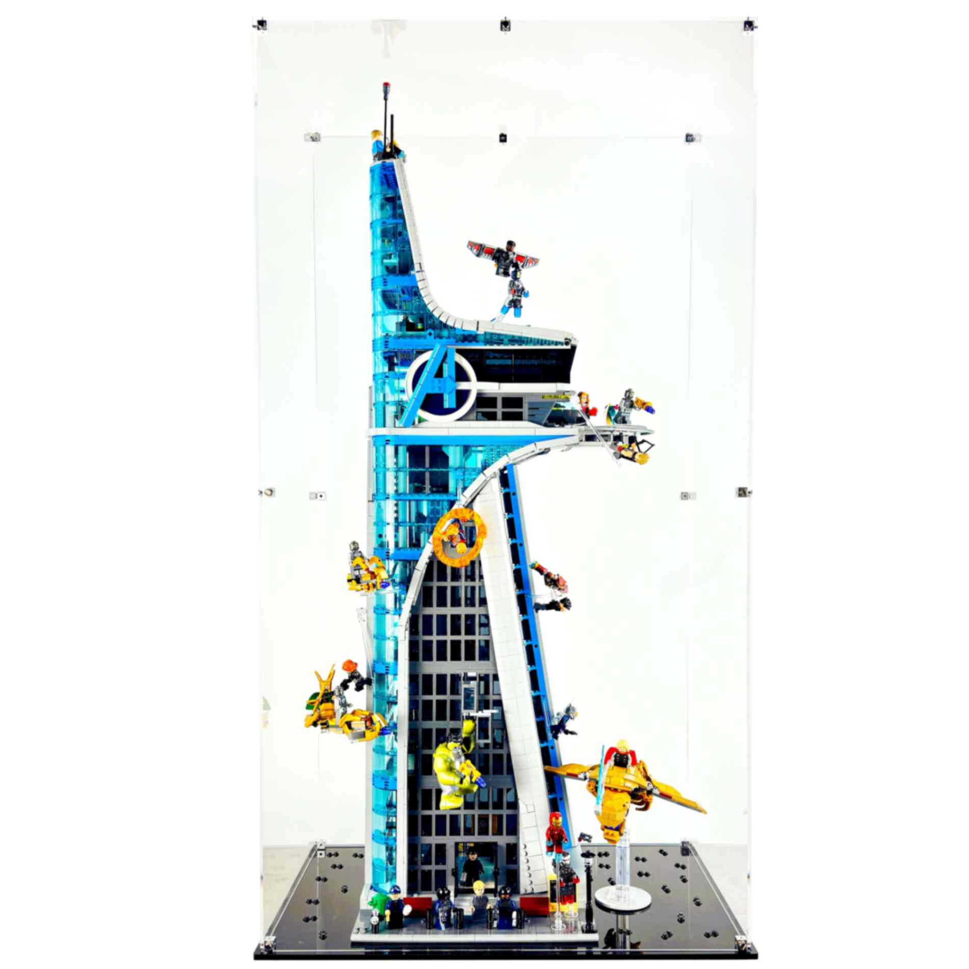 Lego Toy Lego 76166 Marvel Avengers Tower Battle Display Case