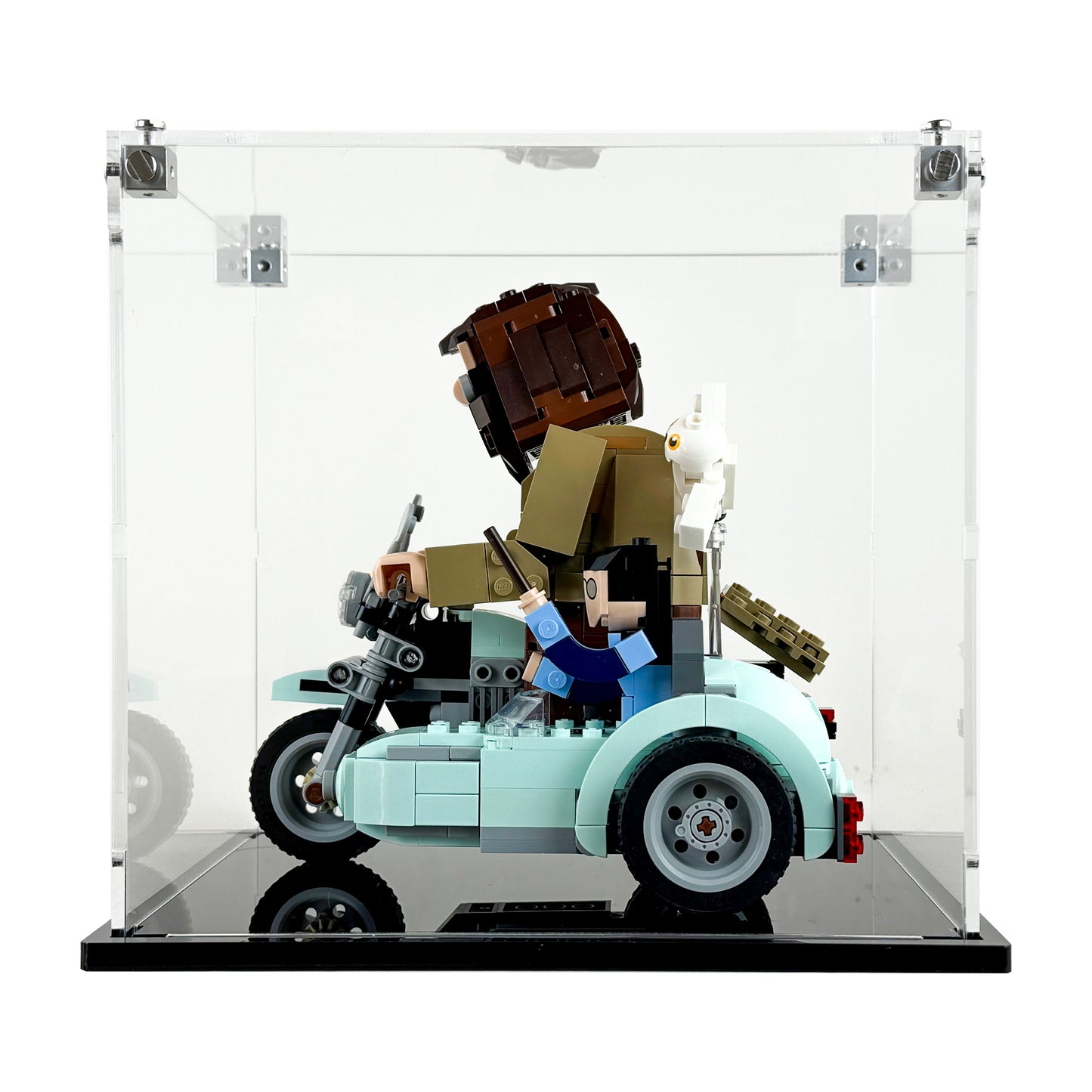 76443 display case lego harry potter hagrid harry s motorcycle ride
