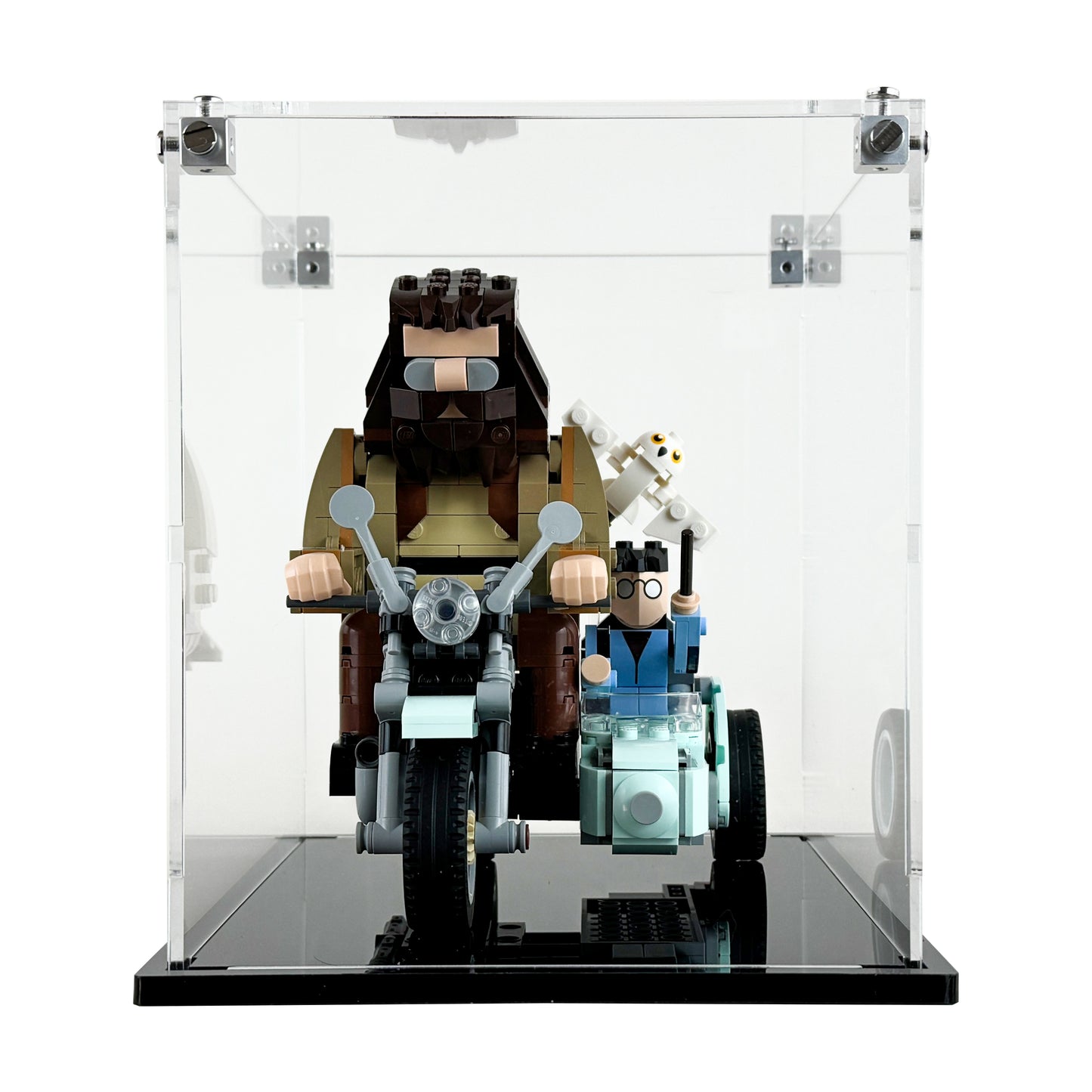76443 display case lego harry potter hagrid harry s motorcycle ride