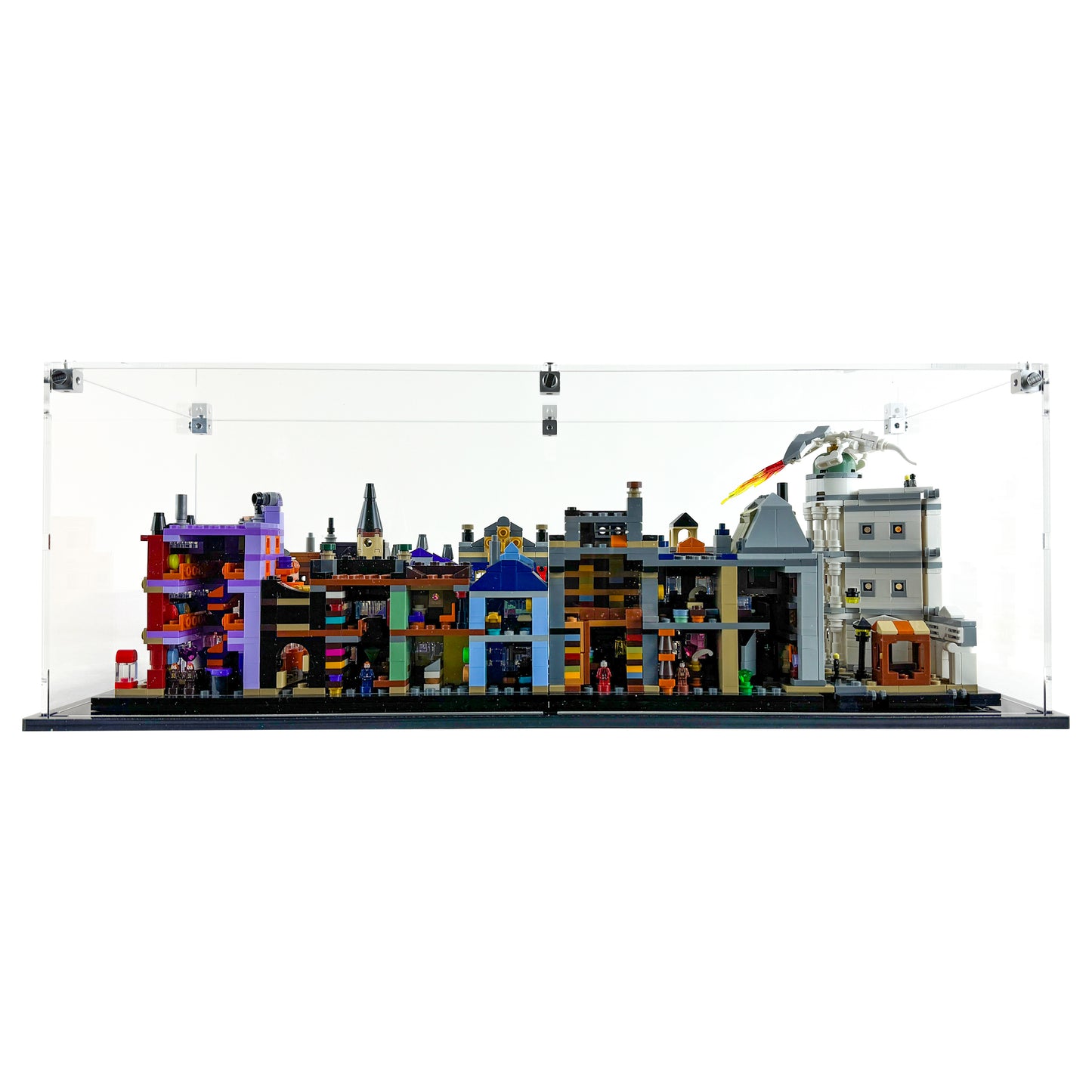 76444 display case lego harry potter diagon alley wizarding shops