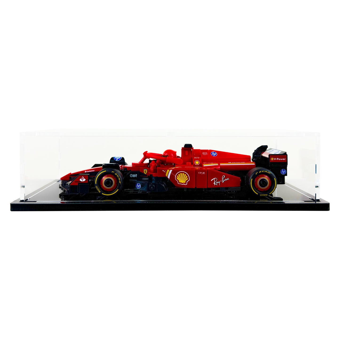 Display Case for LEGO Speed Champion 77242 Ferrari SF-24 F1 Race Car