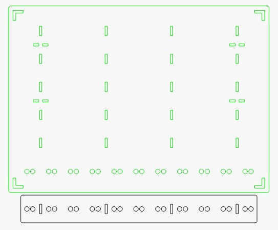 display case lego 66 minfigure blueprint