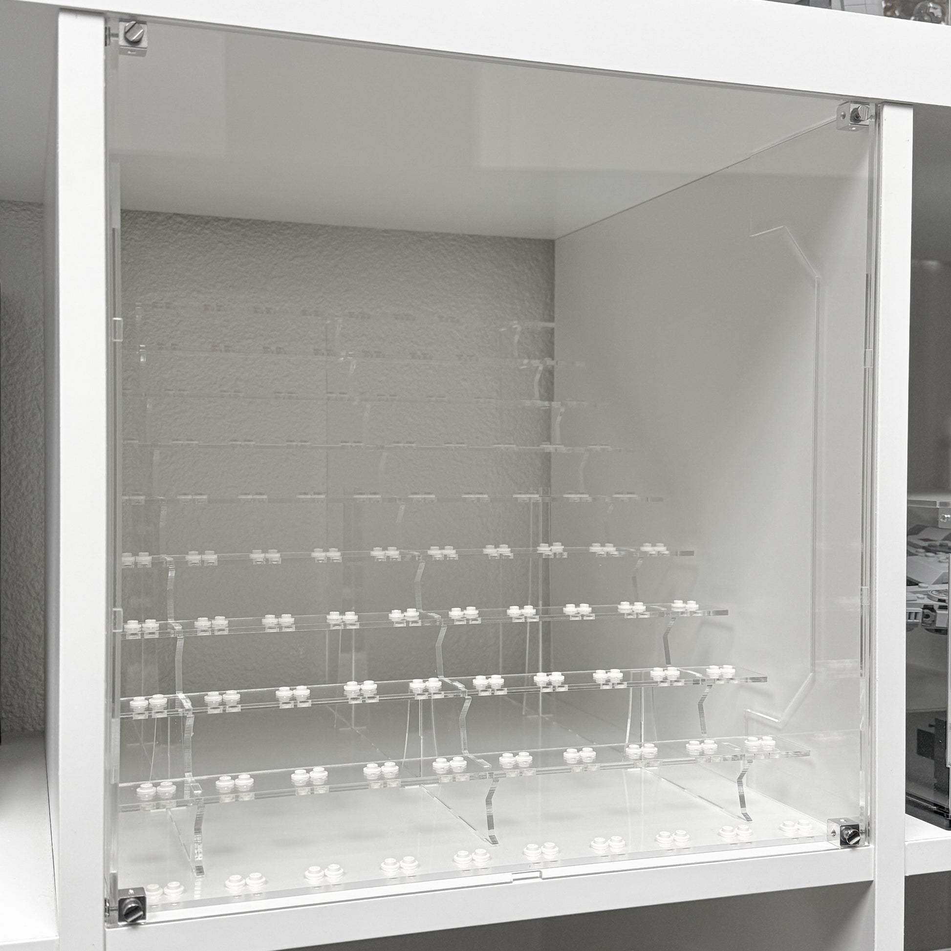 Clear window panel cover for IKEA KALLAX shelf