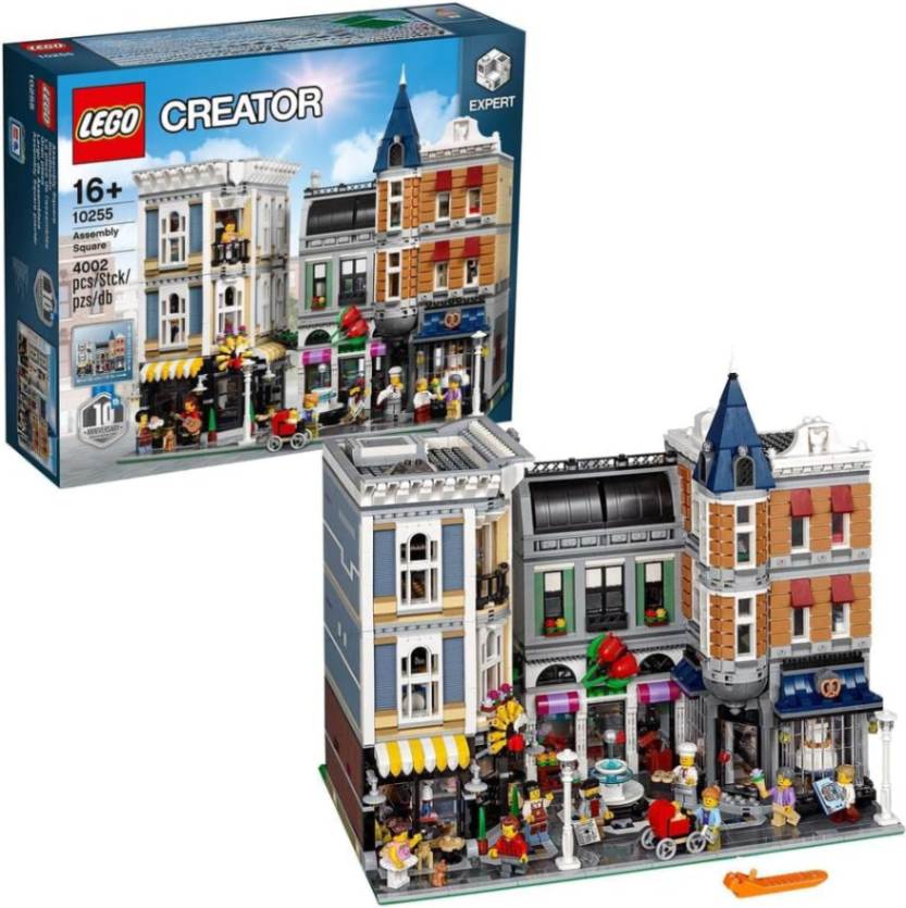 10255 display case lego modular assembly square