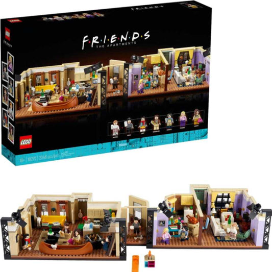 10292 display case lego icons the friends apartments