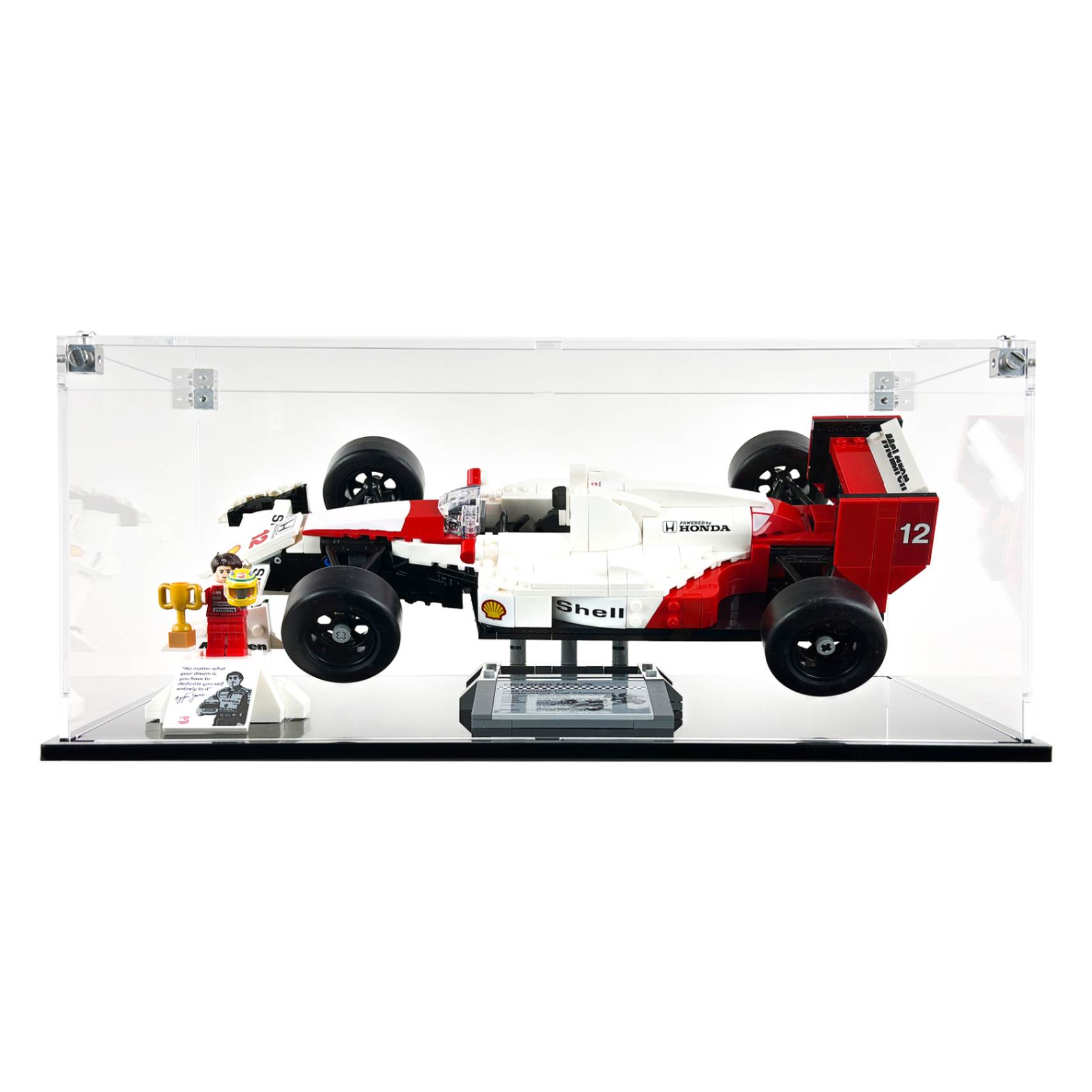 10330 display case lego icons mclaren mp4/4 ayrton senna