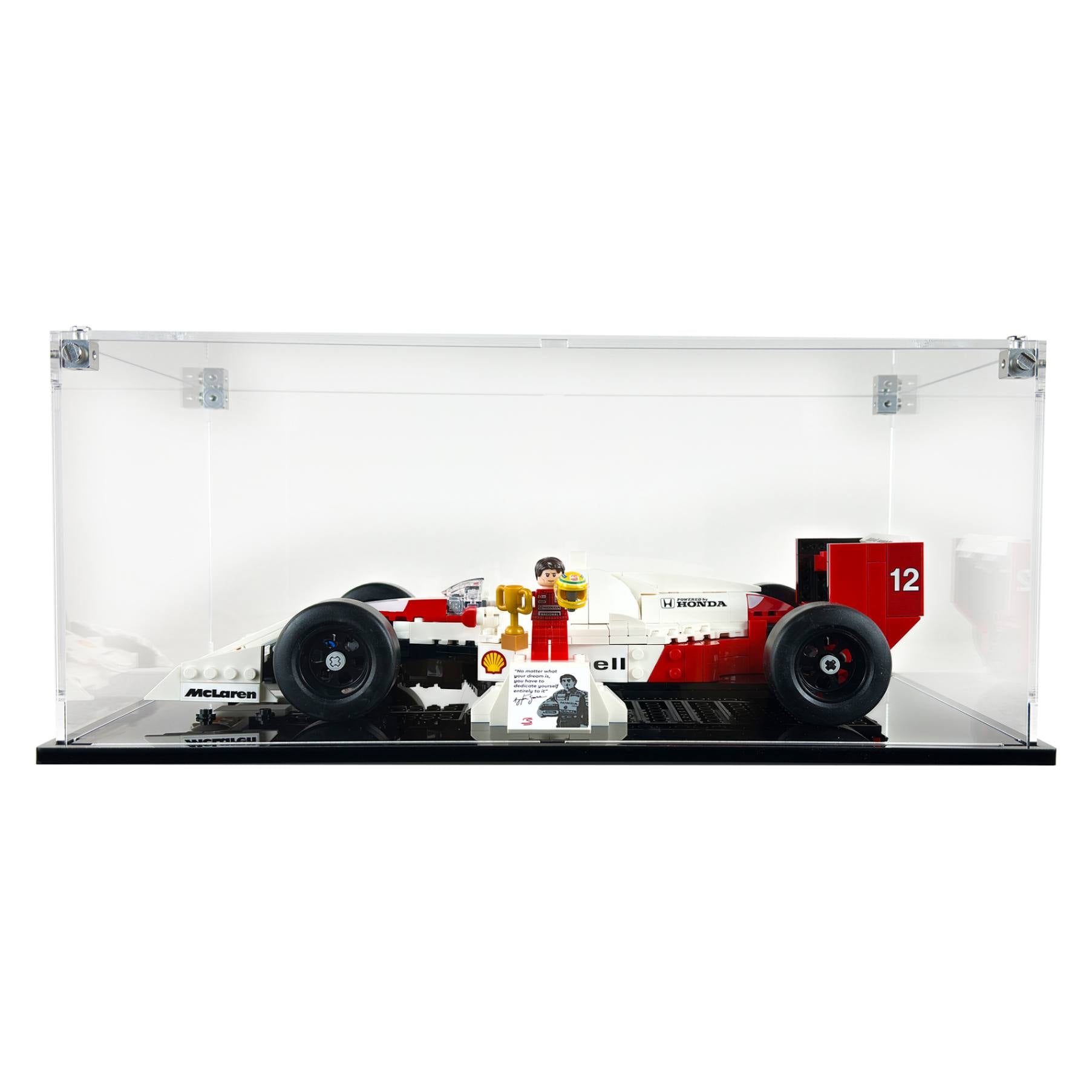 10330 display case lego icons mclaren mp4/4 ayrton senna