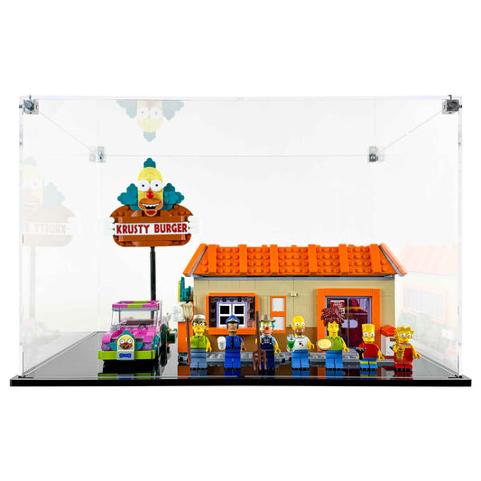 Display Case for LEGO 72037 Icons The Simpsons Krusty Burger