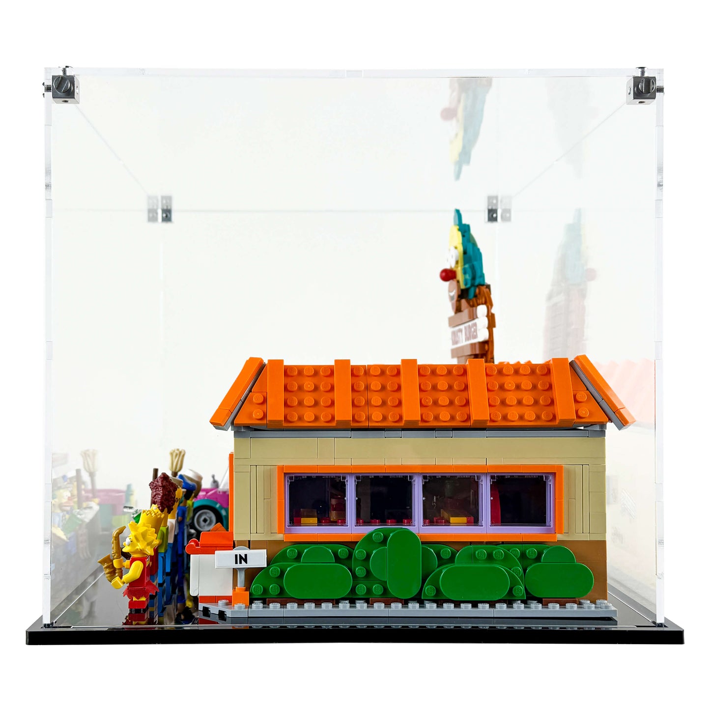 Display Case for LEGO 72037 Icons The Simpsons Krusty Burger