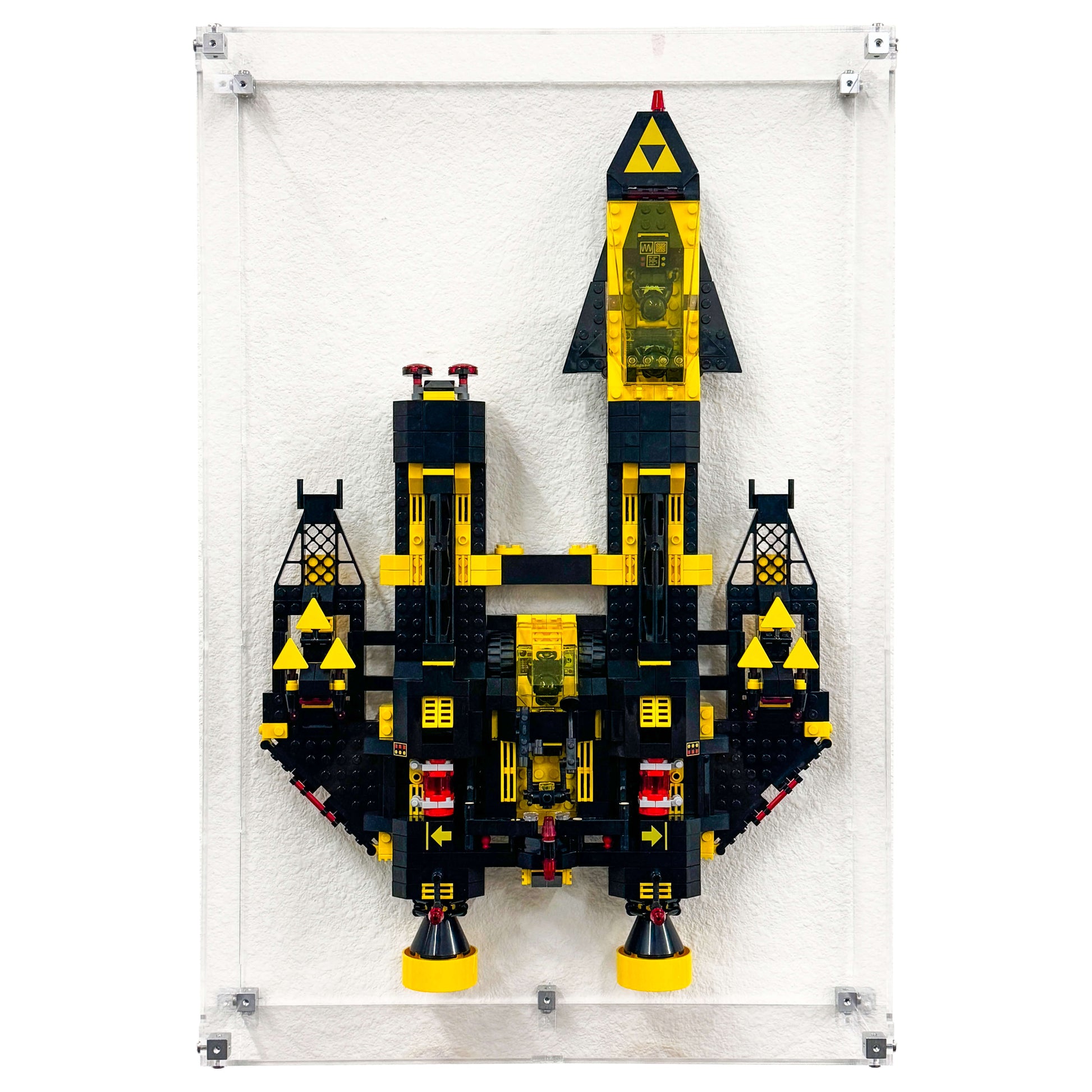 Wall Mounted Display Case for LEGO 10355 Icons Blacktron Renegade