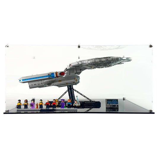 Display Case for LEGO 10356 Icons Star Trek: U.S.S. Enterprise NCC-1701-D