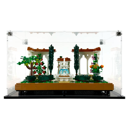 10359 display case lego icons fountain garden