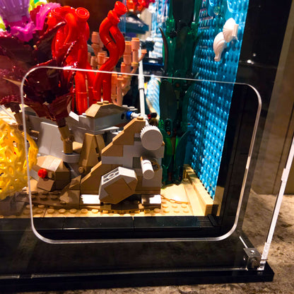 Display Case for LEGO 10366 Icons Tropical Aquarium