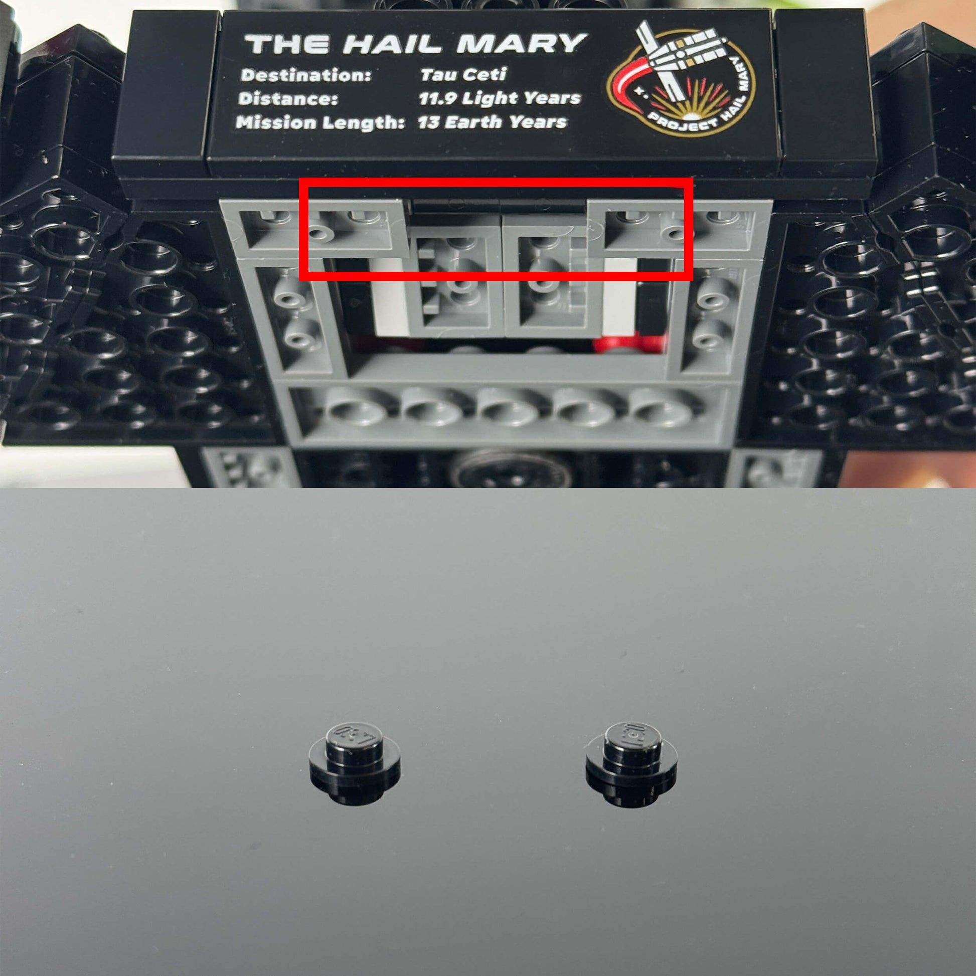 Display Case for LEGO 11389 Icons Project Hail Mary