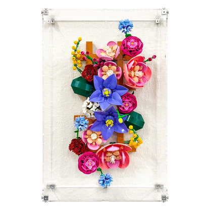 Wall Mounted Display Case for LEGO 11503 The Botanical Collection Flower Wall