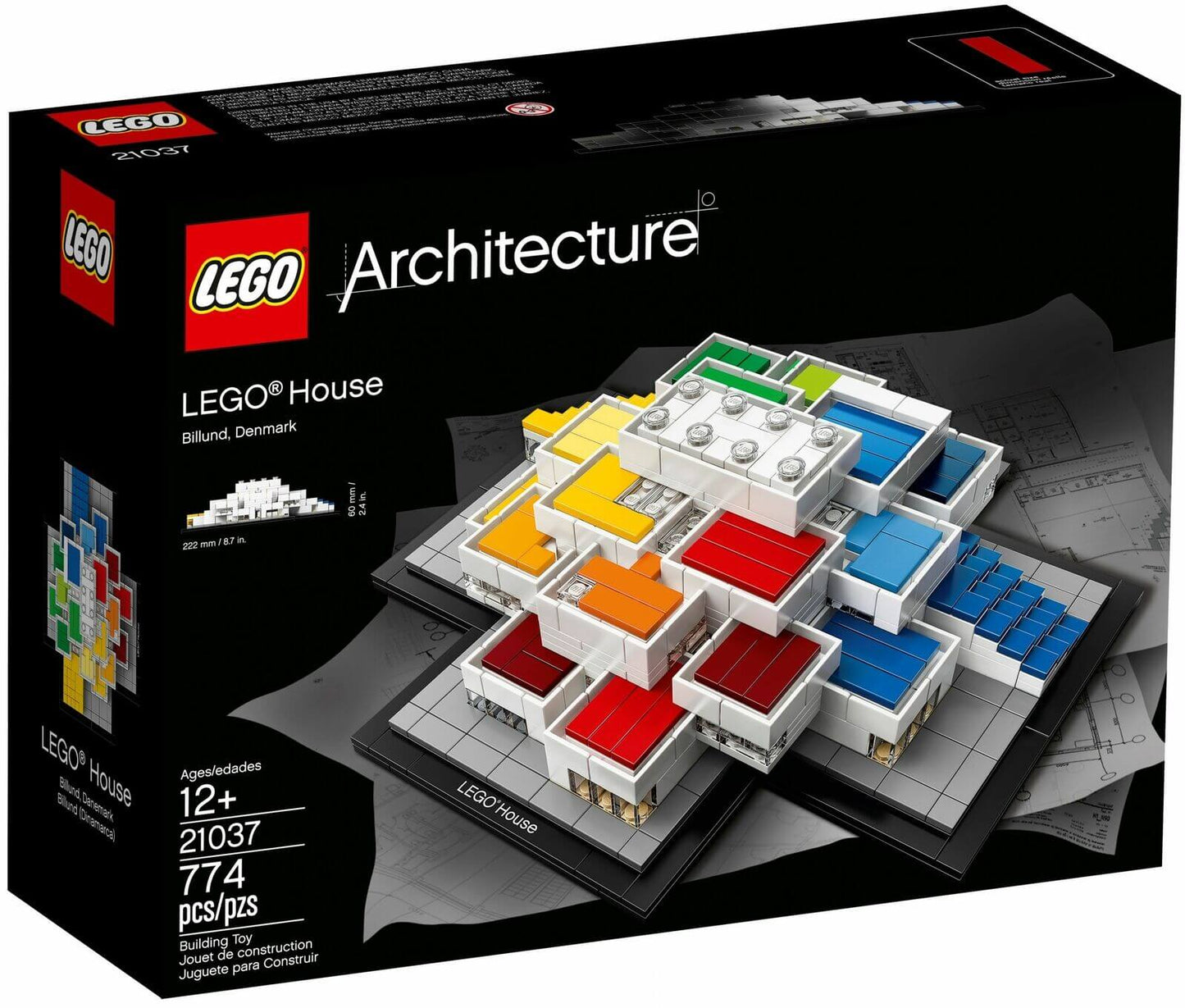 21037 display case lego architecture lego house billund denmark