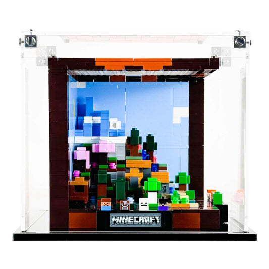 21265 display case lego minecraft the crafting table