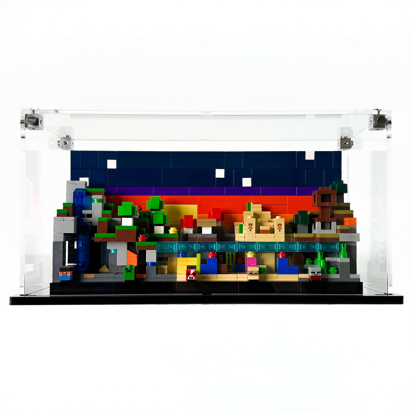 Display Case for LEGO 21589 Minecraft Mini Biomes