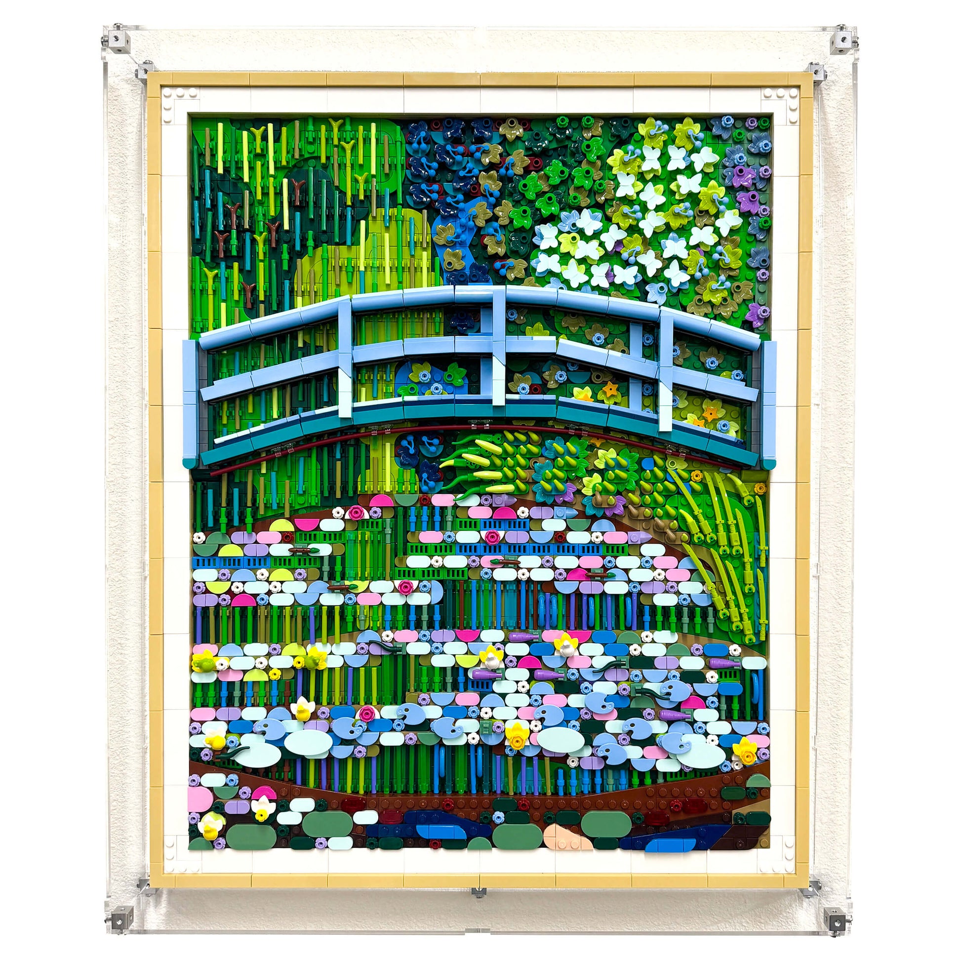 Display Case for LEGO 31220 Art Claude Monet – Bridge over a Pond of Water Lilies