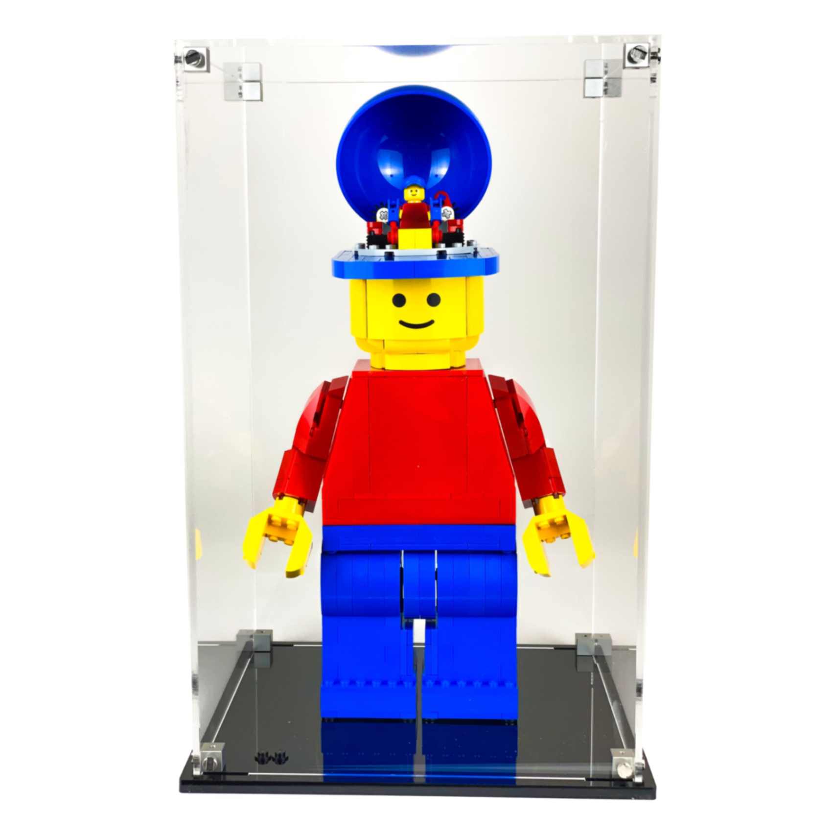 Display Case for LEGO® 40649 Up-Scaled LEGO® Minifigure – Flying Box