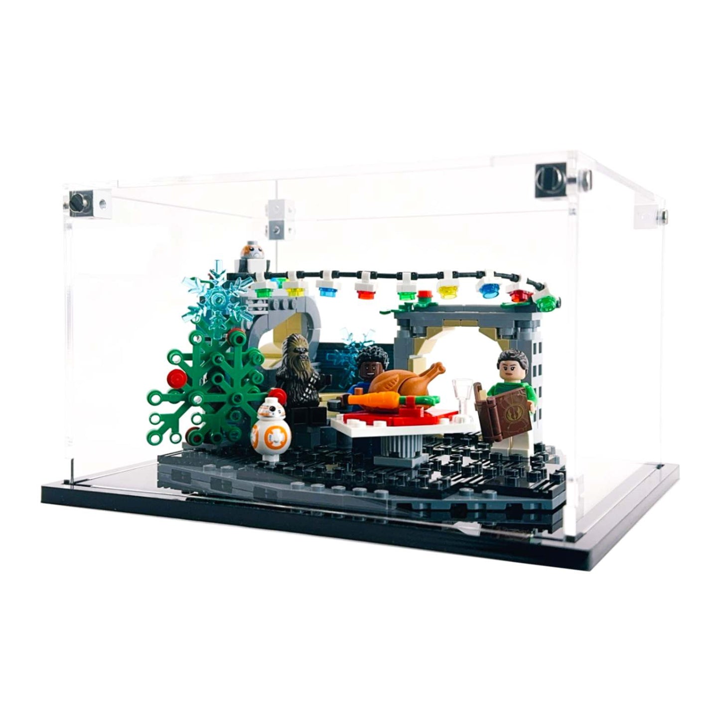 40658 display case lego star wars millennium falcon holiday diorama