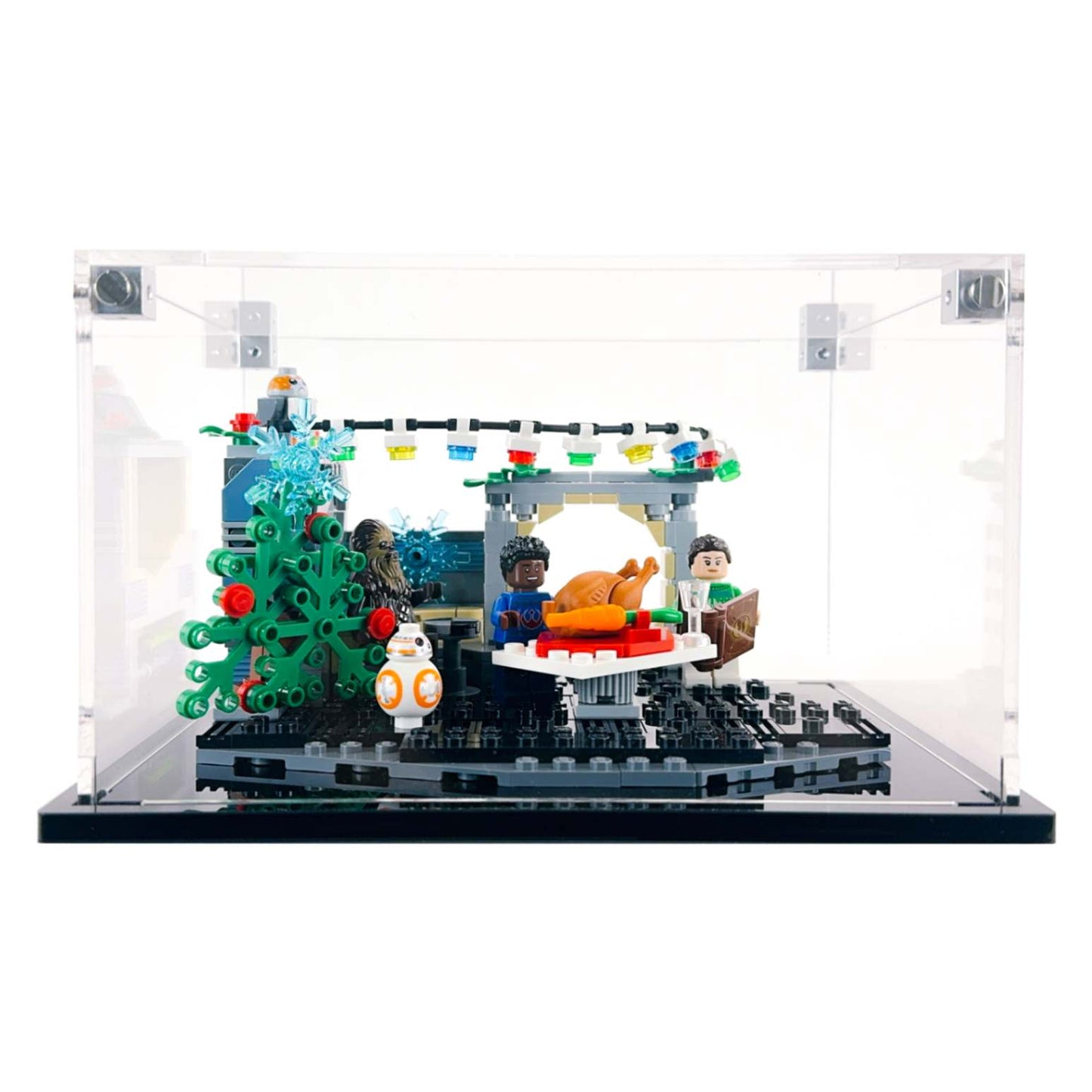 40658 display case lego star wars millennium falcon holiday diorama