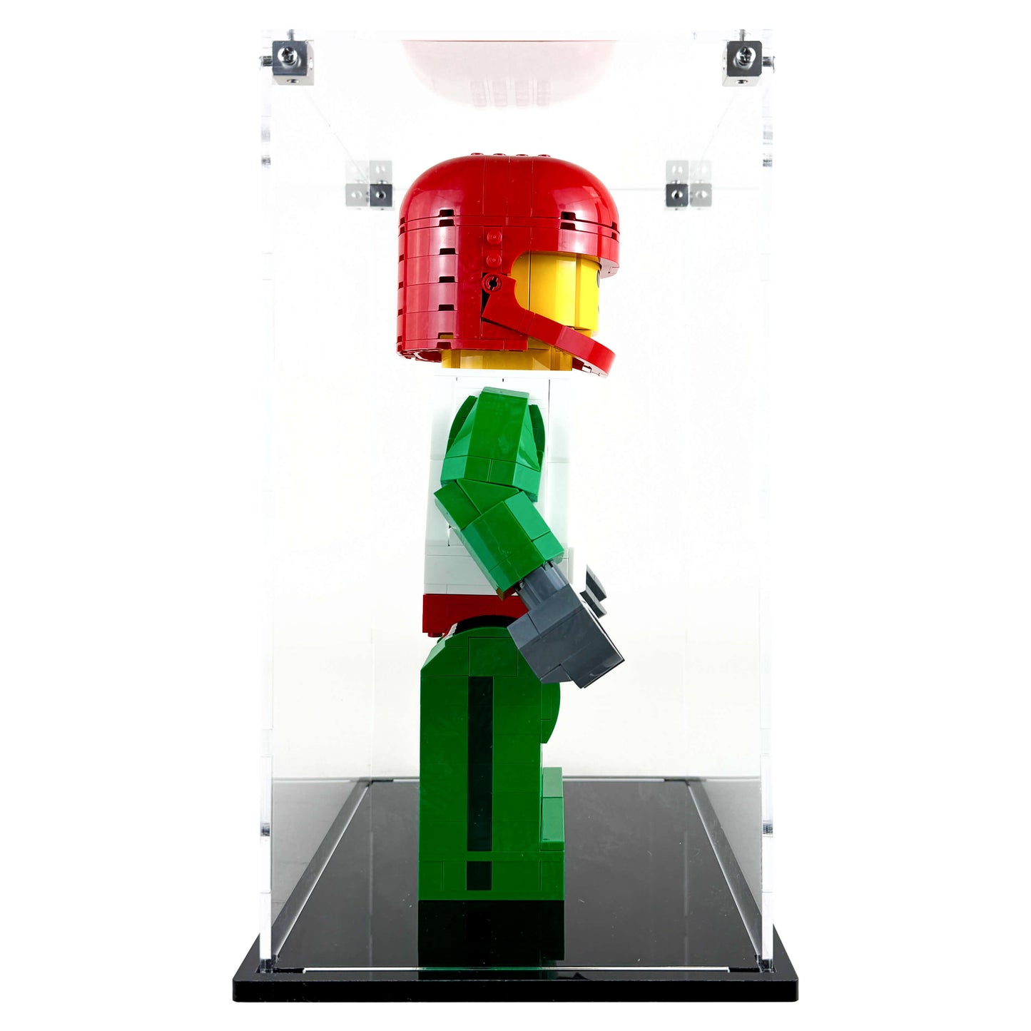 Display Case for LEGO 40819 Up-Scaled Racing Driver Minifigure