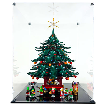 Display Case for LEGO 41843 Icons Family Christmas Tree