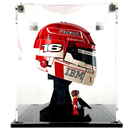 Display Case for LEGO 43014 Editions Scuderia Ferrari HP Charles Leclerc Helmet