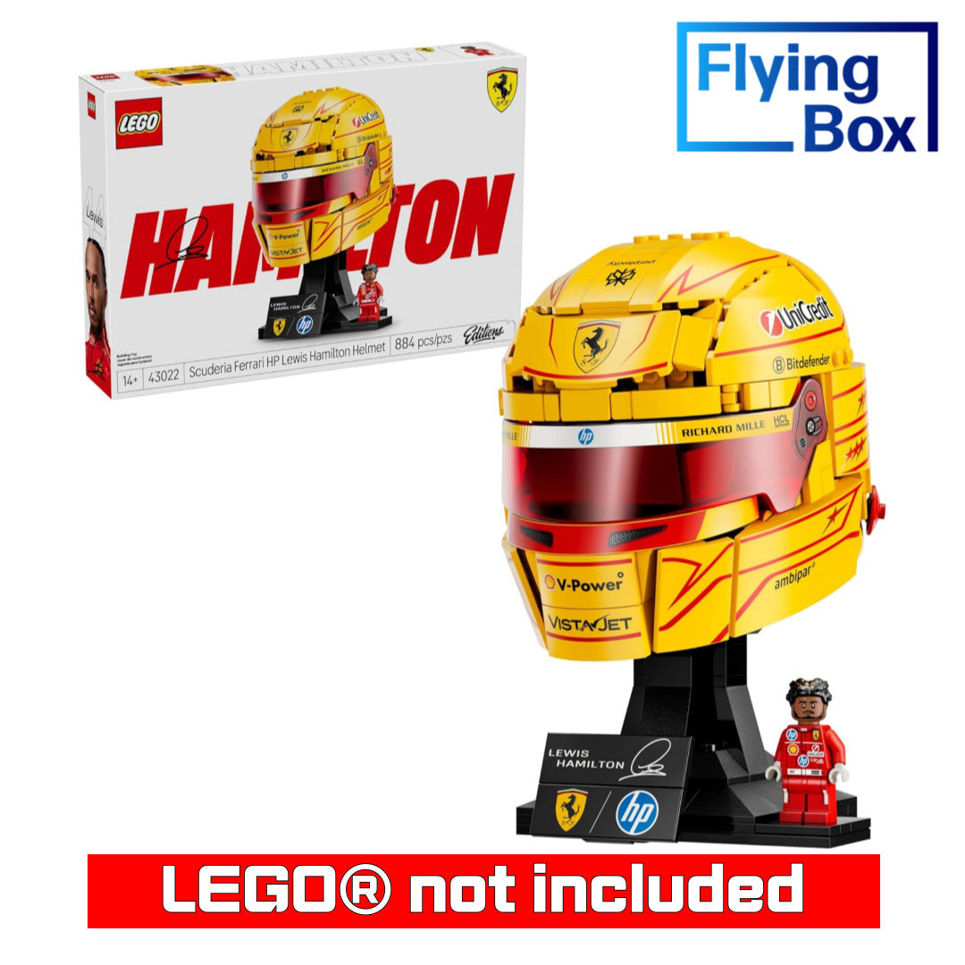 Display Case for LEGO 43022 Editions Scuderia Ferrari HP Lewis Hamilton Helmet