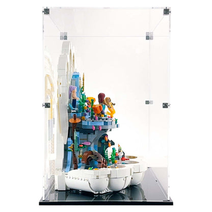 43225 display case lego disney the little mermaid royal clamshell