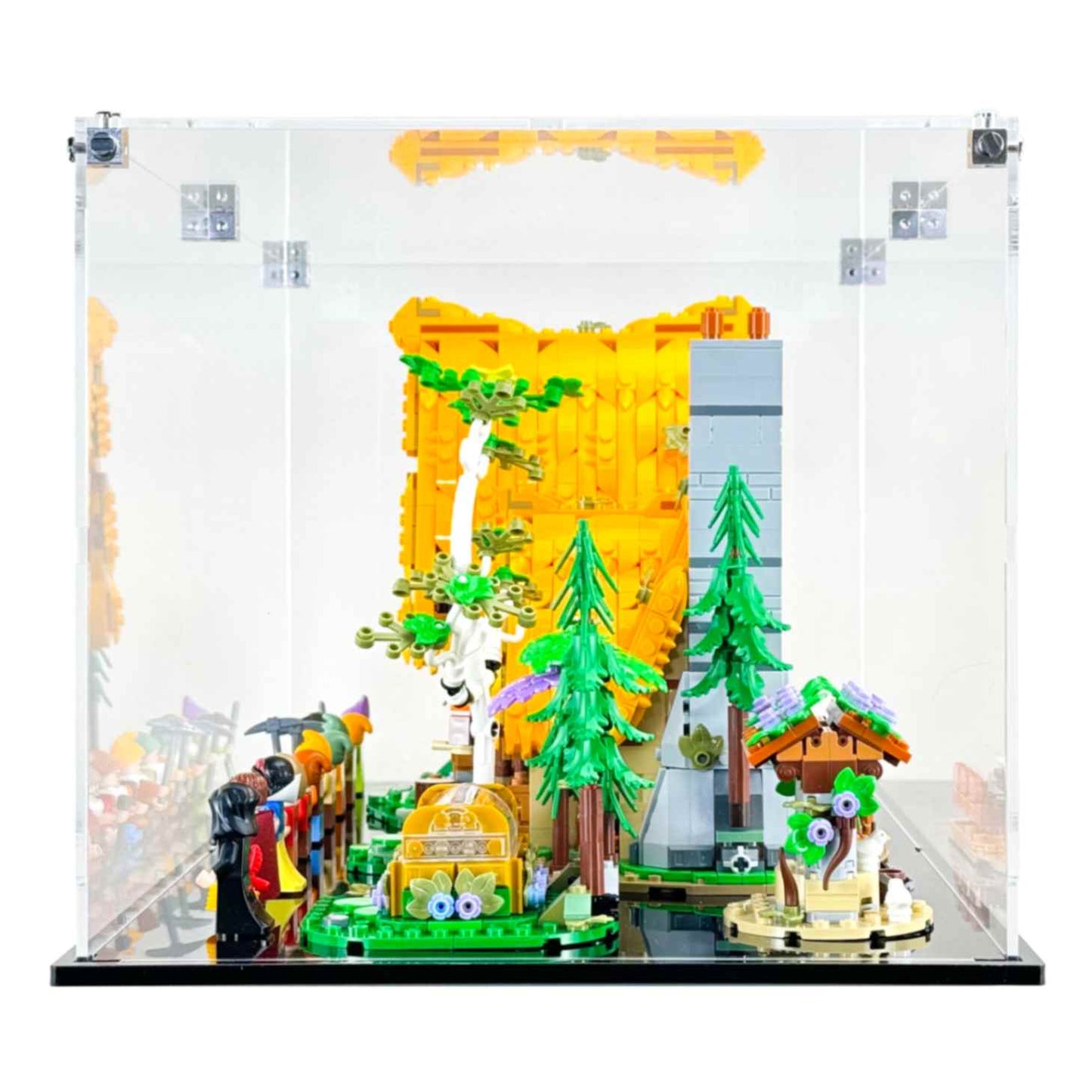 43242 display case lego disney snow white and the seven dwarfs cottage