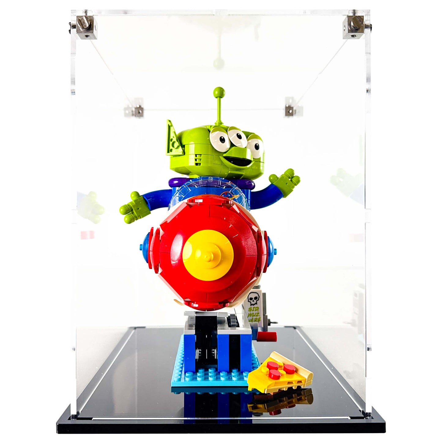Display Case for LEGO 43307 Disney Toy Story Alien with Pizza Planet Rocket Ride