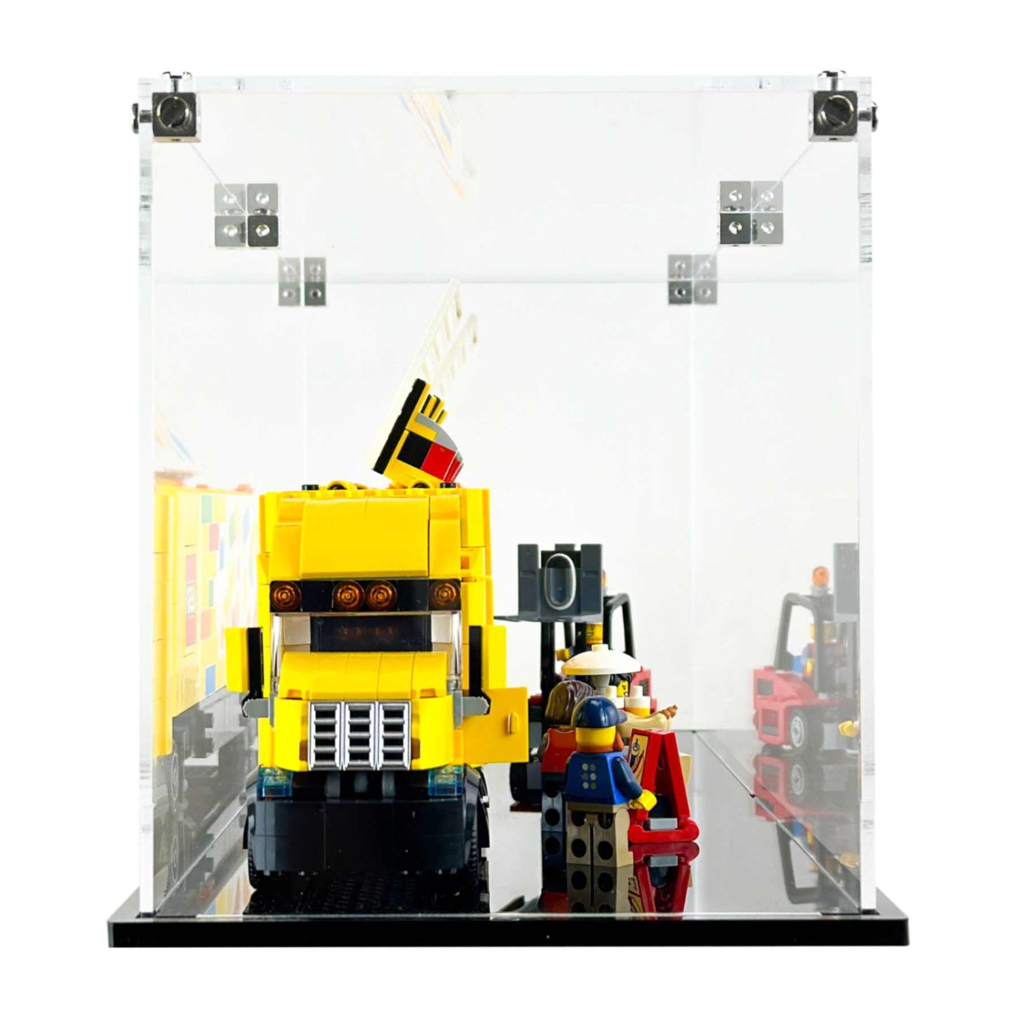 60440 display case lego city yellow delivery truck