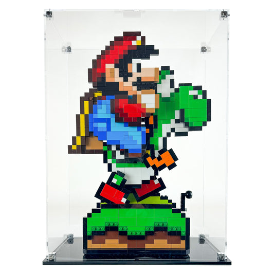 71438 display case lego super mario world mario yoshi