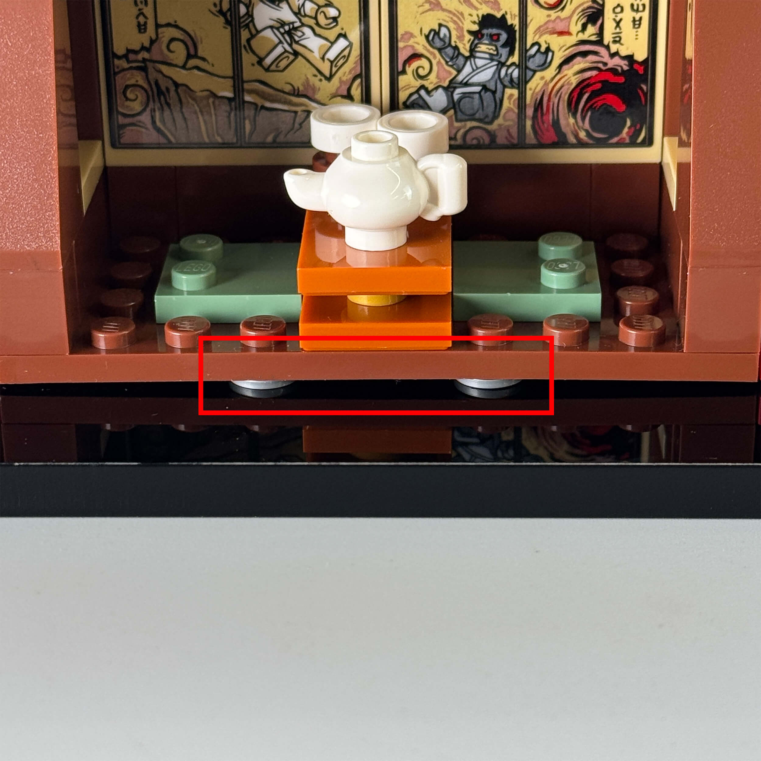 Display Case for LEGO® 71866 NINJAGO® Ninja Character Display 15th