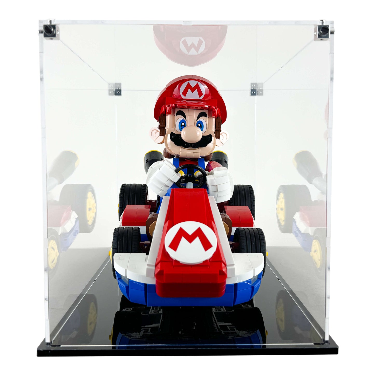 Display Case for LEGO 72037 Super Mario Mario Kart – Mario & Standard Kart