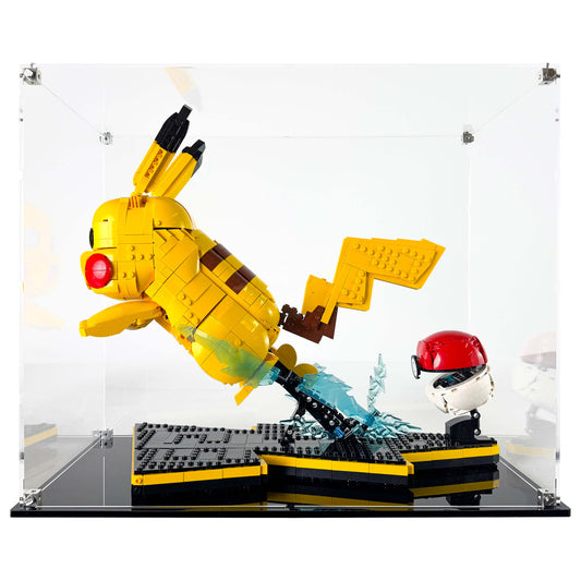 Display Case for LEGO 72152 Pokemon Pikachu and Poké Ball