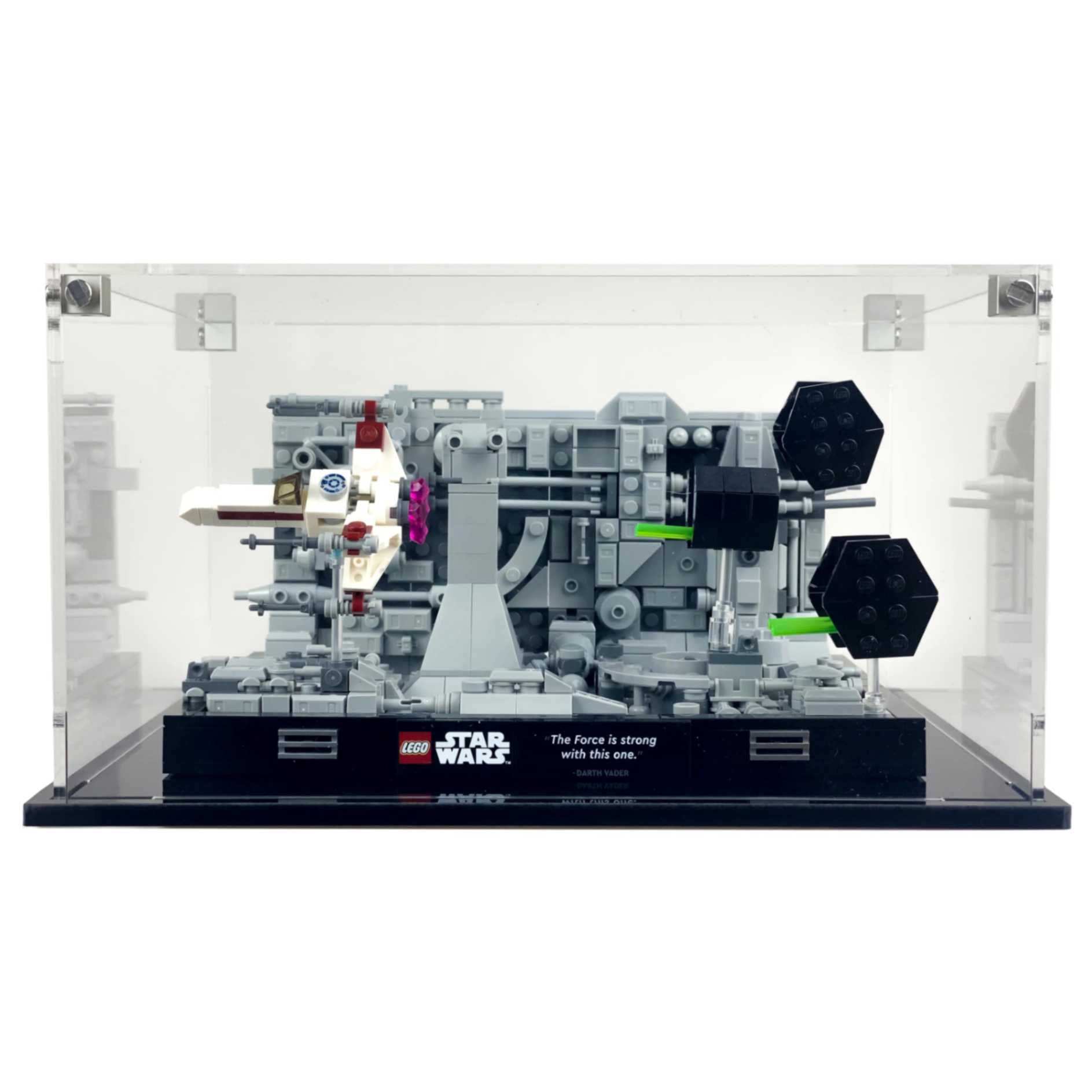 75329 display case lego star wars death star trench run diorama