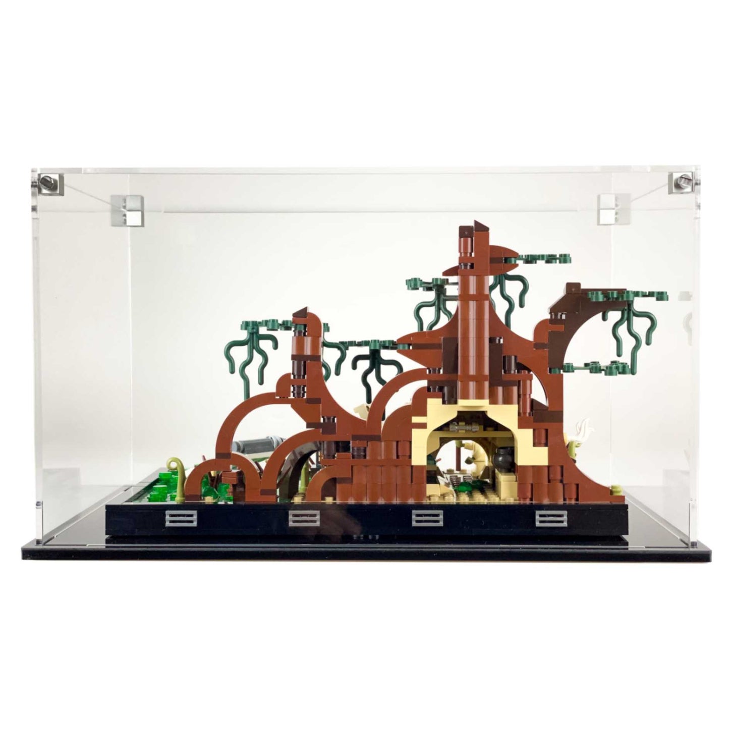 75330 display case lego star wars dagobah jedi training diorama