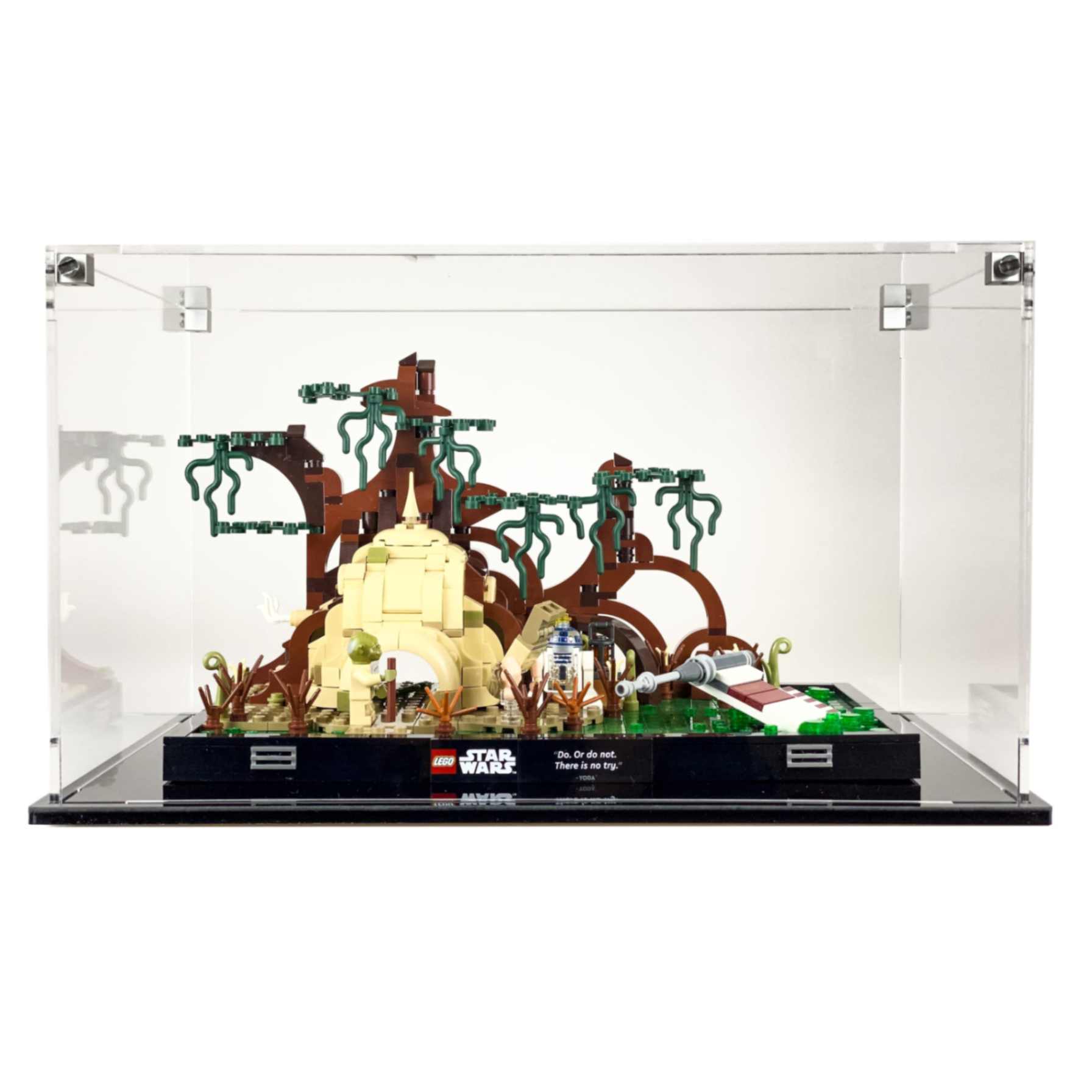 75330 display case lego star wars dagobah jedi training diorama