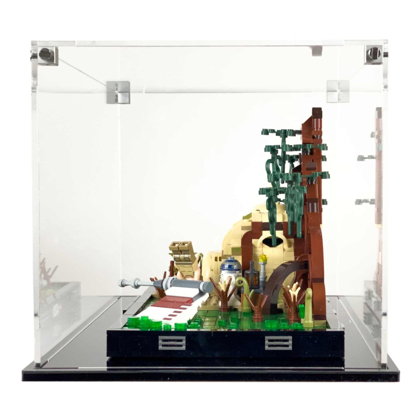 75330 display case lego star wars dagobah jedi training diorama