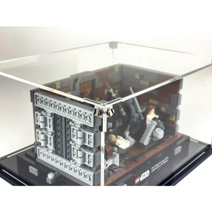 75339 display case lego star wars death star trash compactor diorama