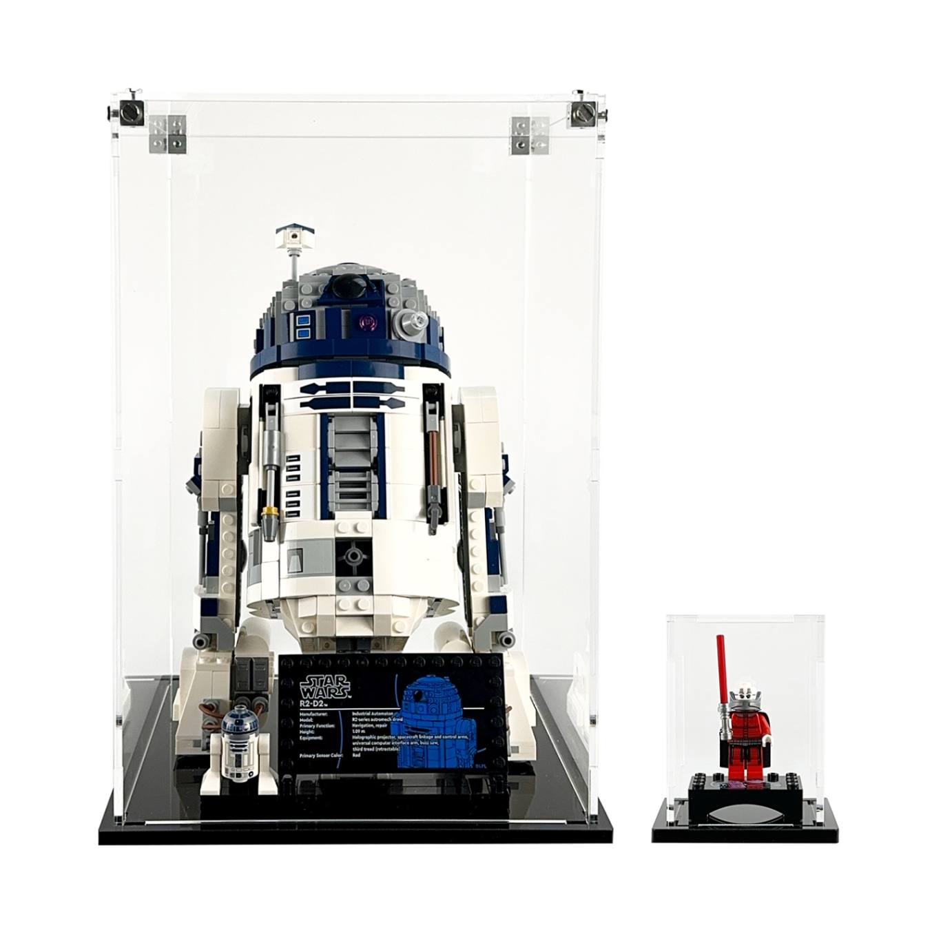 75379 display case lego star wars r2 d2 darth malak