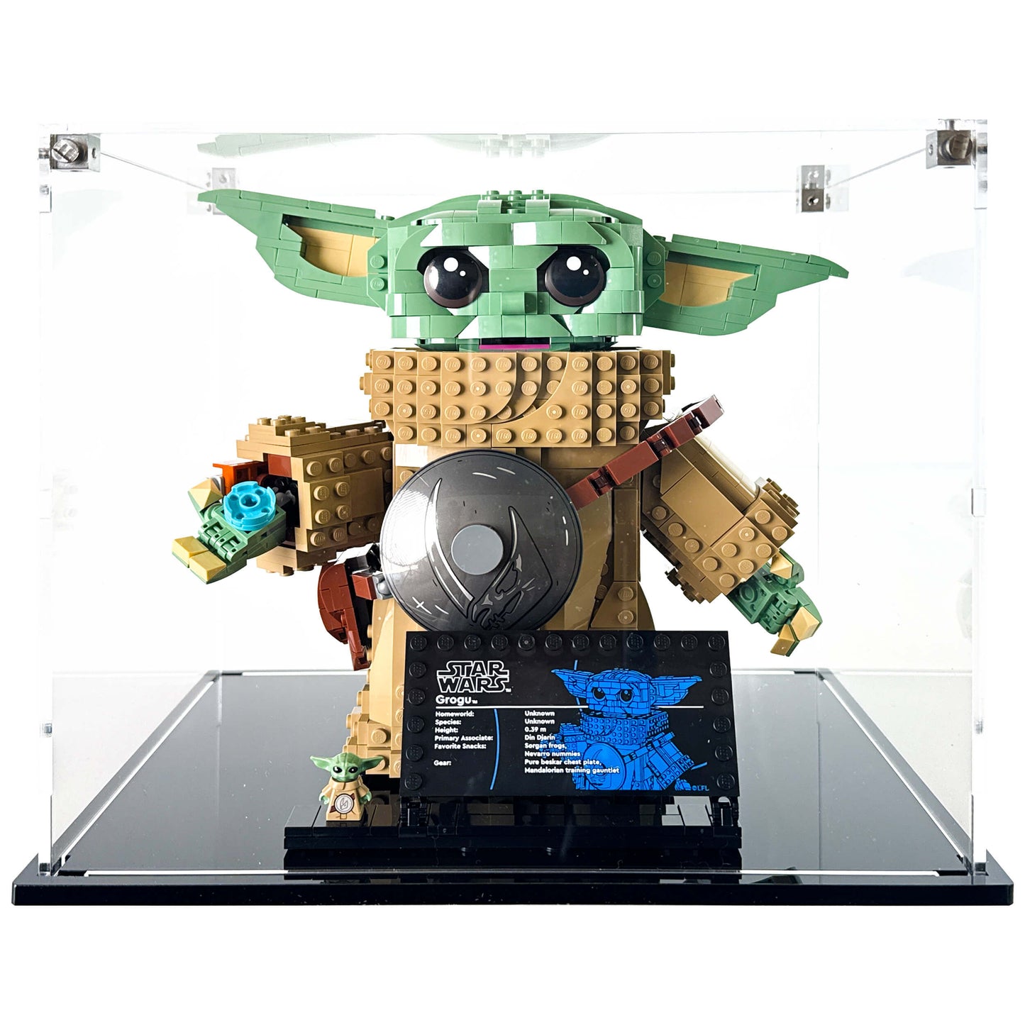 Display Case for LEGO 75446 Star Wars Grogu (Mandalorian Apprentice)